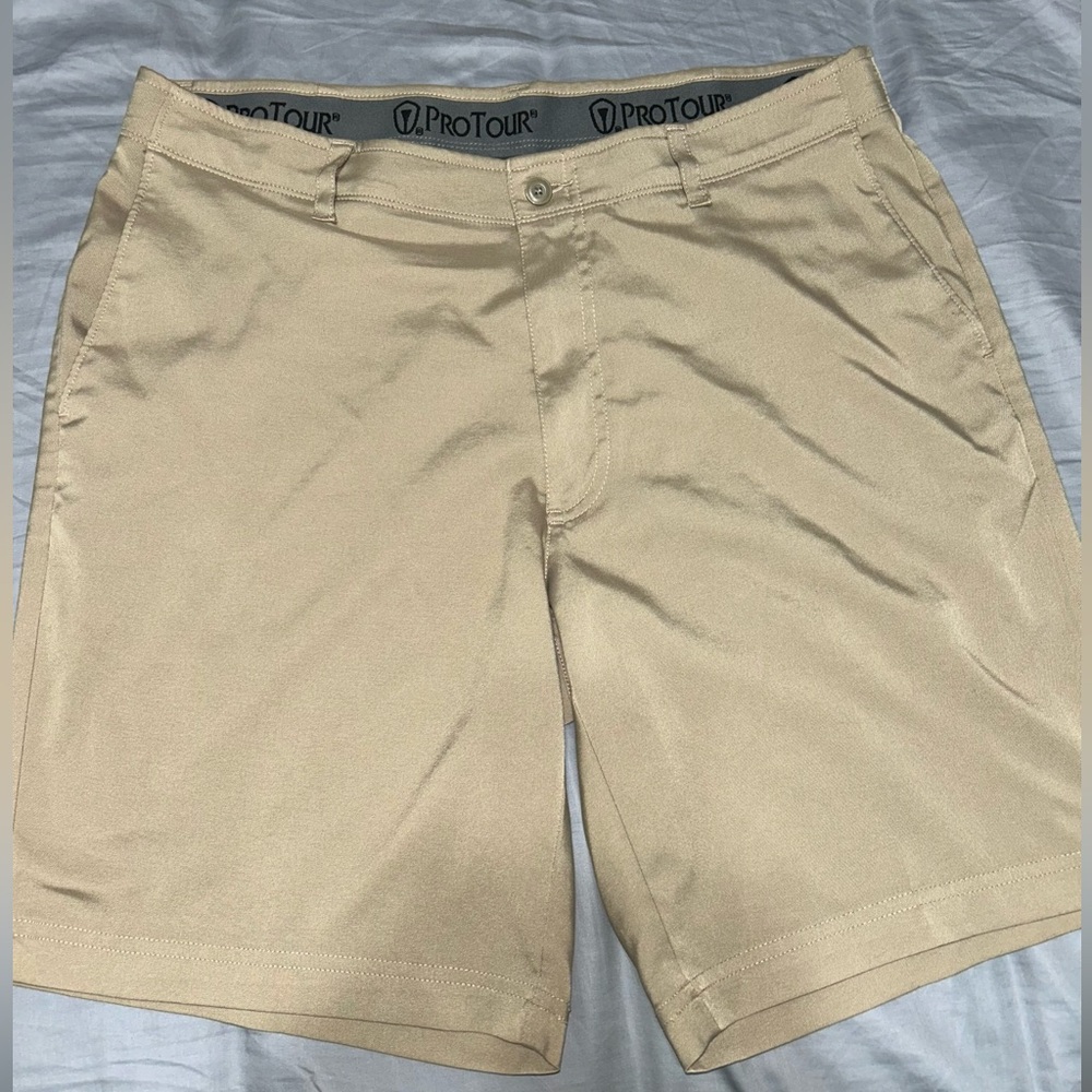 Men's Size 36 Soft Tan ProTour Shorts